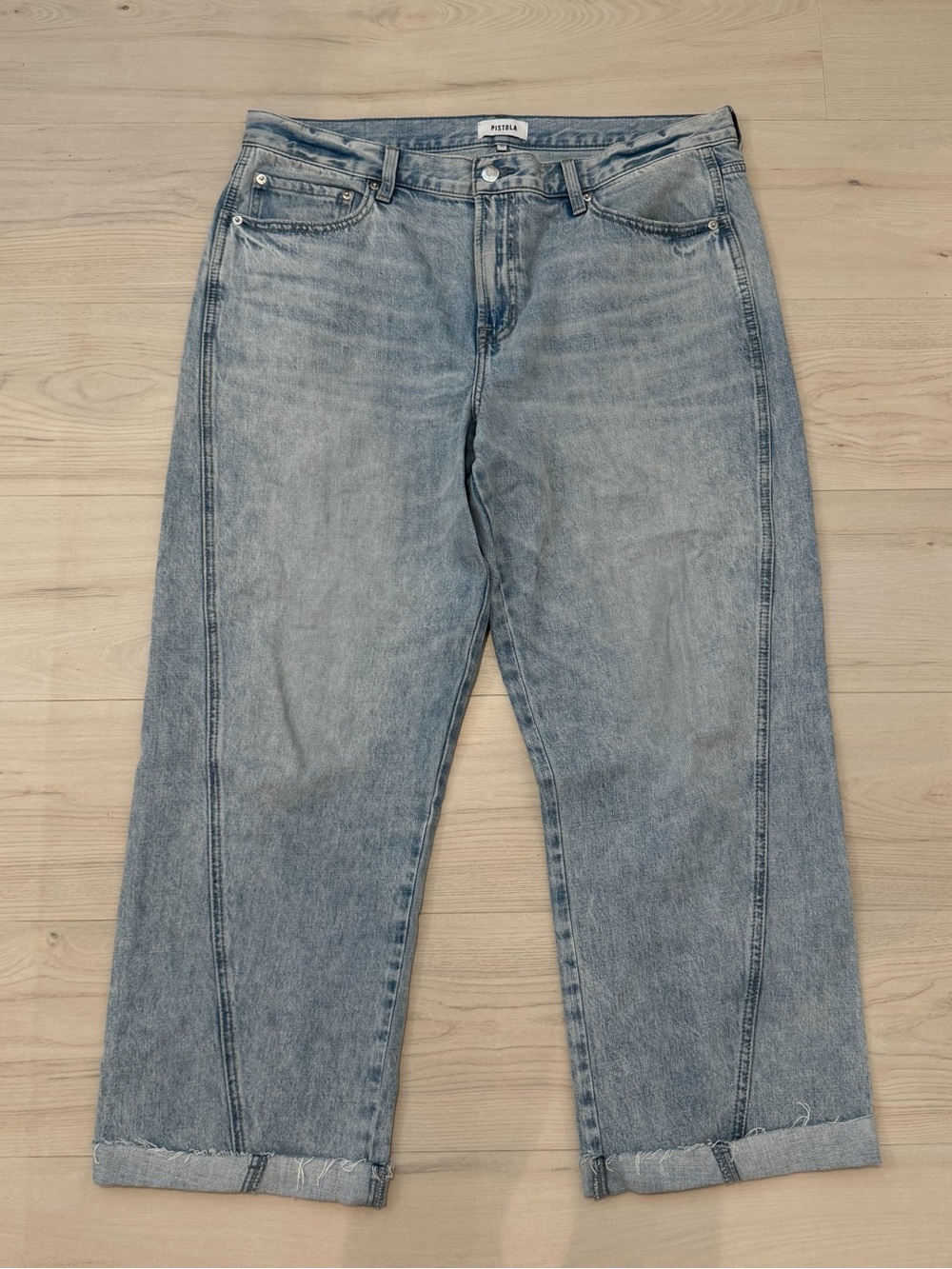 pistola Light Wash Relaxed Women's Jeans